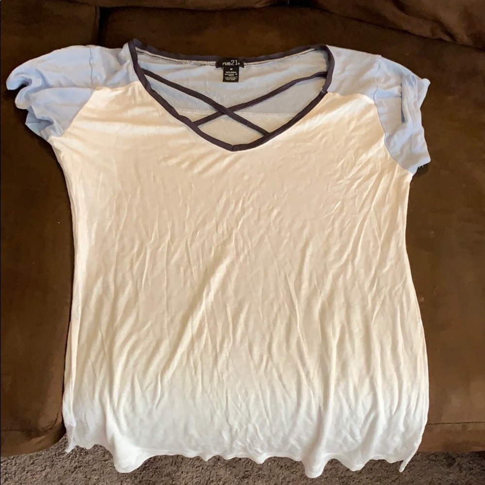 Rue 21 criss cross V-neck
